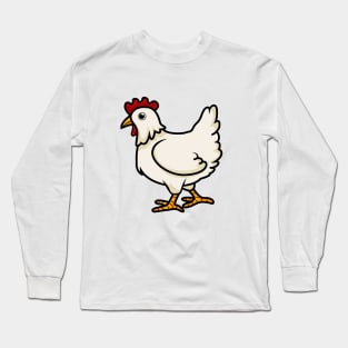 Chicken Cartoon Long Sleeve T-Shirt